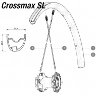 Mavic Crossmax Pro + SL Pro Ersatzteile