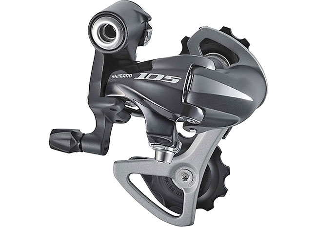 Shimano 105 Schaltwerk RD-5700-SS schwarz short Cage