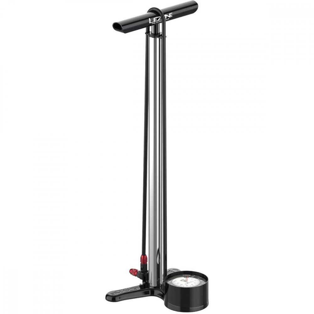 Lezyne CNC Floor Drive ABS-1 Pro Standpumpe silber-schwarz 15 bar