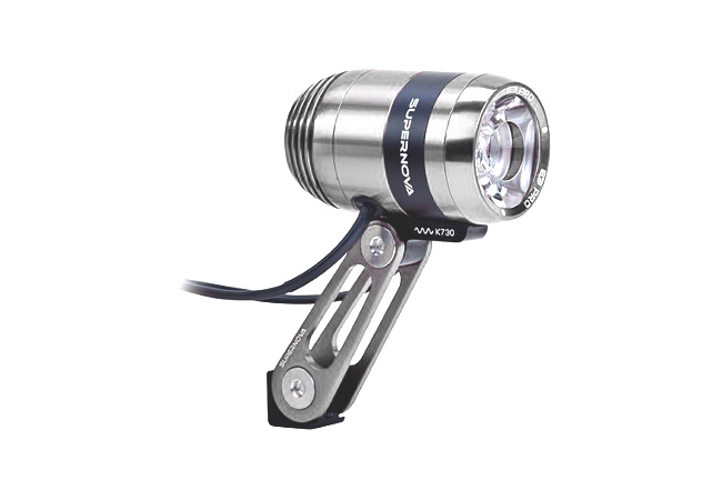 Supernova E3 Pro 2 Frontlampe LED 205 Lumen silber - TNC-Hamburg
