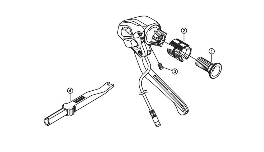 Shimano Ultegra Di2 ST-6871 Bremshebel Ersatzteil | Lammellenringe