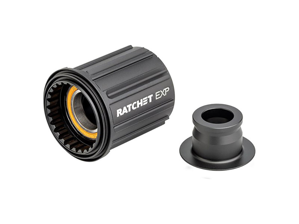 DT Swiss EXP Ratchet Freilaufkoerper-Kit | Alu Ceramic MTB Shimano HG10 + Endanschlag rechts 12x142/148/157 mm