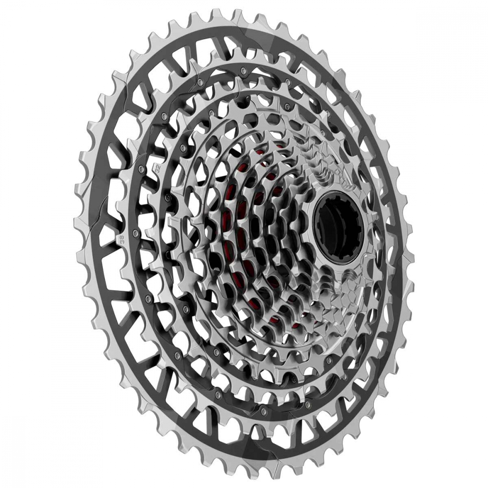 Sram RED XPLR AXS E1 Kassette XG-1391 XDR 13-fach silver 10-46 Zaehne