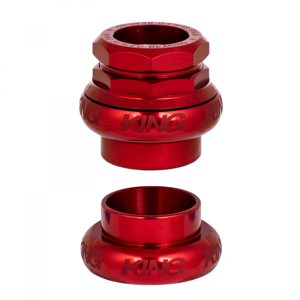 Chris King GripNut EC 34 Steuersatz | Sotto Voce red 1 1/8 Zoll Gewinde