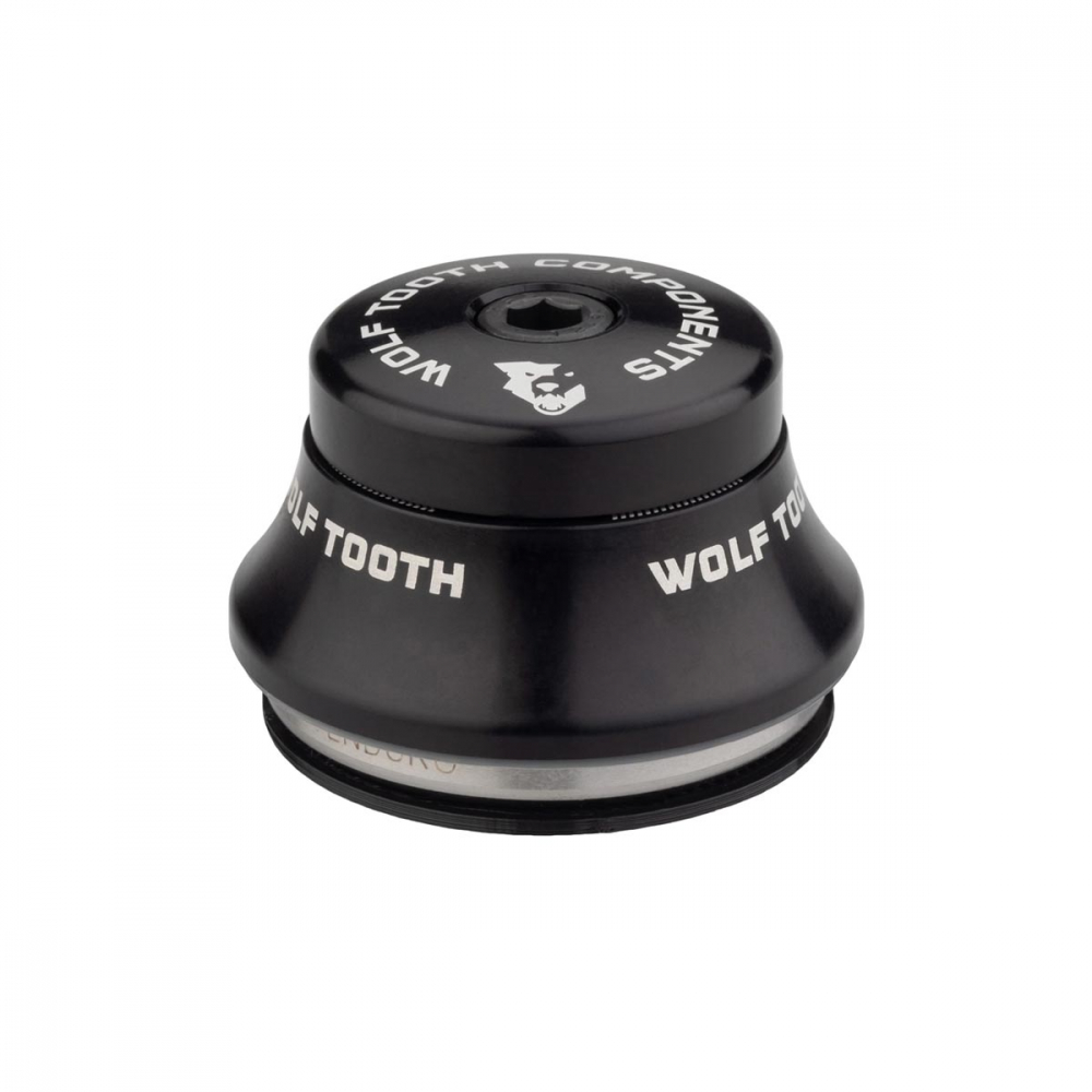 Wolf Tooth Premium Steuersatz Oberteil 1 1/8 Zoll | IS42 / 28,6mm Hoehe 15mm schwarz