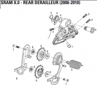 Sram X.0 Schaltwerks Befestigungssschraube Modell 2006-13 Pos 4