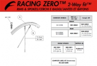 Fulcrum Racing Zero 2 Way Fit Speiche VR-HR rechts 279,2 mm rot