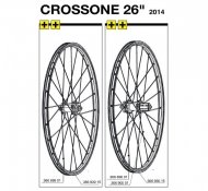 Mavic Crossone / Crossride 26 Zoll Ersatzspeiche 264 mm
