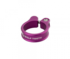 Wolf Tooth Sattelstuetzenklemme - 38,6mm geschraubt Aluminium violett