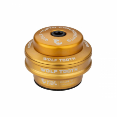 Wolf Tooth Premium Steuersatz Oberteil 1 1/8 Zoll | EC34 / 28,6mm Hoehe 16mm gold