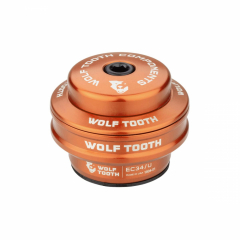 Wolf Tooth Premium Steuersatz Oberteil 1 1/8 Zoll | EC34 / 28,6mm Hoehe 16mm orange