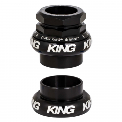 Chris King GripNut Steuersatz schwarz| EC30 black 1 Zoll Gewinde