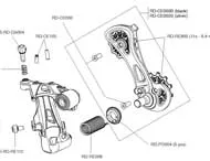 Campagnolo Schaltwerk Ersatzteile