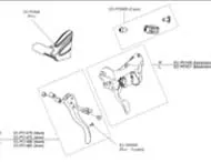 Campagnolo Brems-Schalthebel Ersatzteile