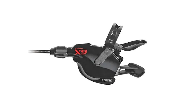 Sram X9 Trigger Schalthebel 2 fach rot -Restbestand