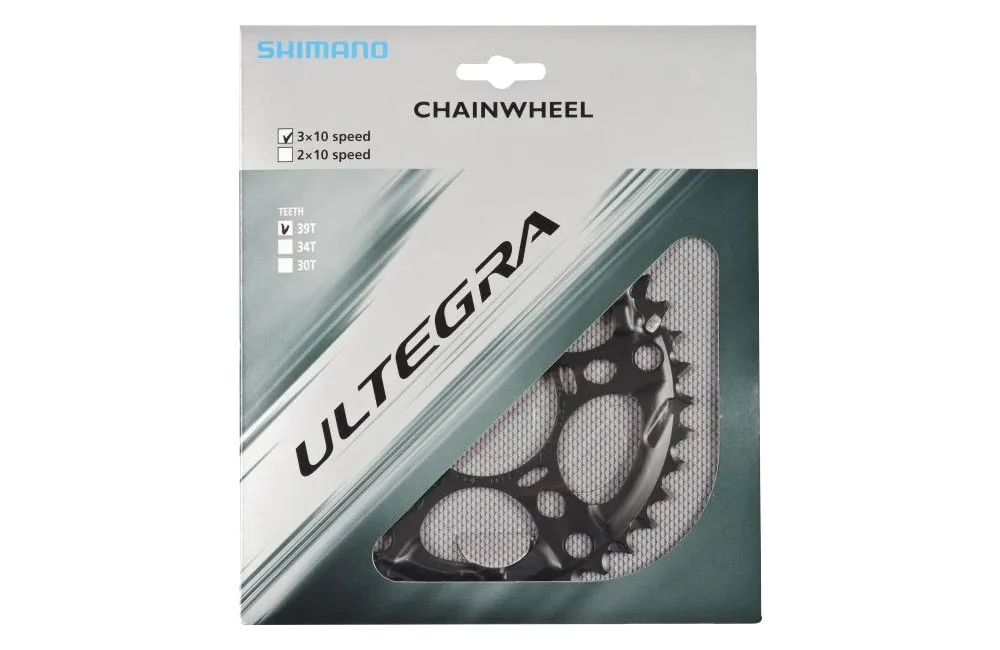 Shimano Ultegra FC-6703 Kettenblatt 130 LK glossy grey 39 Zähne 10-fach