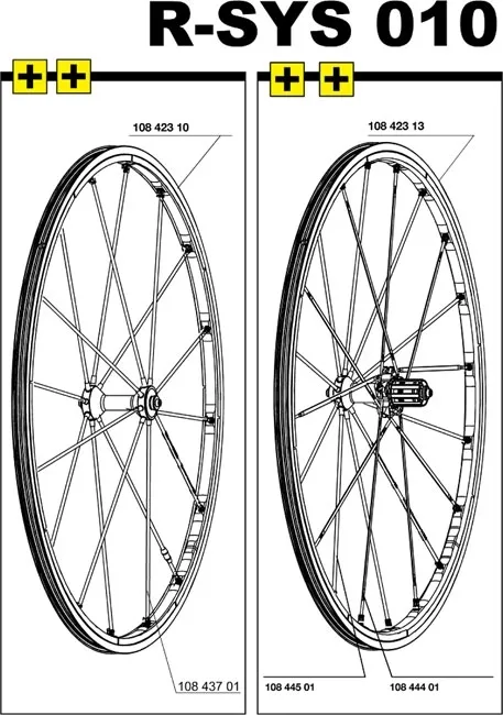 Mavic R-SYS Red Speiche Zirchal rechts Hinterrad Drahtreifen 295 mm bis 2015 -Restbestand