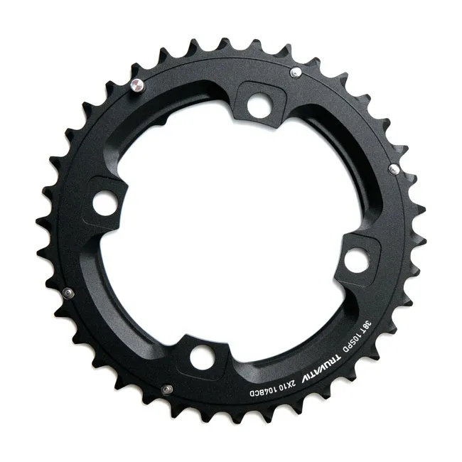 Sram X0 Kettenblatt 38 Zähne 104 mm Lochkreis schwarz mit Bolzen 10x2 fach