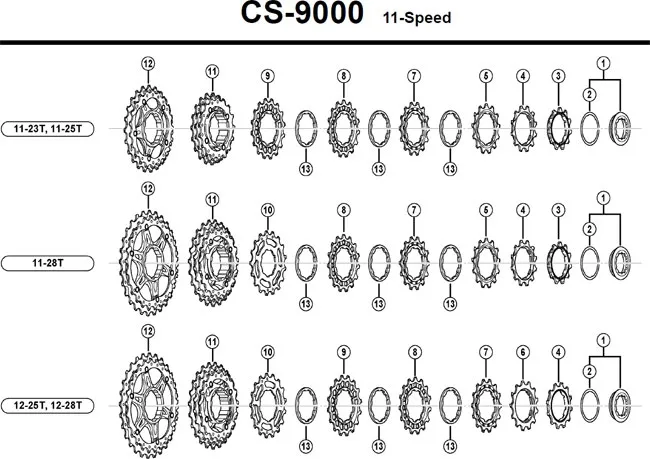 Shimano Dura Ace CS 9000 Verschlussring