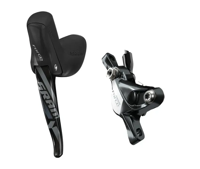 Sram Force 1 Disc Bremshebel + Scheibenbremse Post Mount 95 cm Leitung