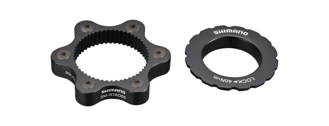 Shimano Centerlock Adapter 6 Loch auf Centerlock Naben externe Verschraubung