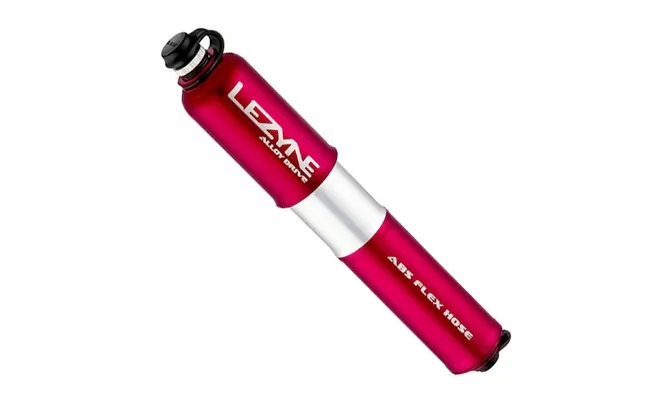 Lezyne CNC Alloy Drive MTB Minipumpe medium rot 6,2 Bar