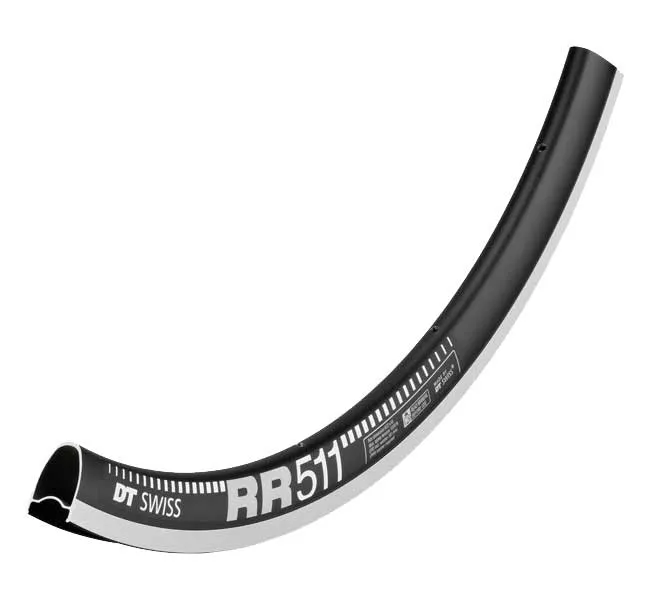 DT Swiss RR 511 RB Felge Aero Road Rim-Brake 28 Zoll schwarz 20 Loch