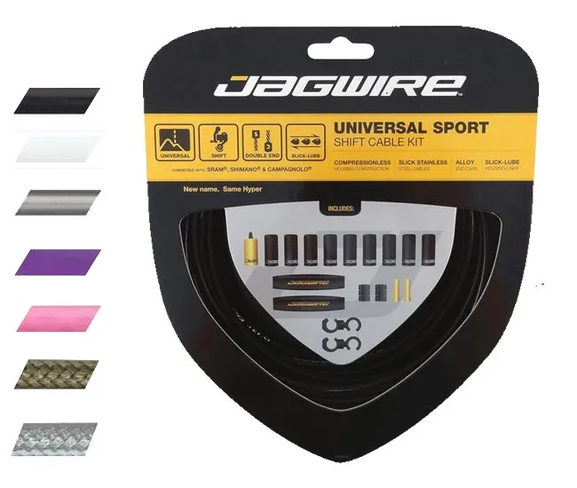 Jagwire Universal Sport Schaltzugset schwarz