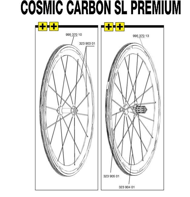 Mavic Cosmic Carbone Ersatzspeiche Hinterrad rechts 289 mm ohne Nippel - Restbestand