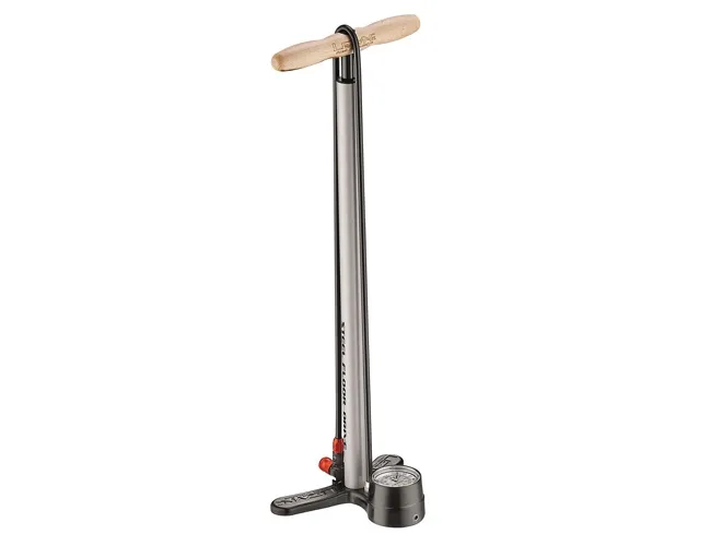 Lezyne Steel Floor Drive ABS-1 Pro Standpumpe silber 15 bar