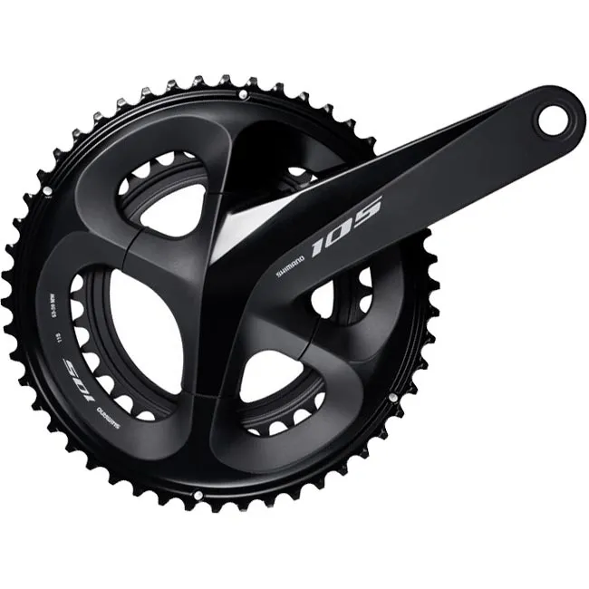 Shimano 105 Kurbel FC-R7000 Abstufung 50-34 Zähne schwarz 160 mm Restbestand