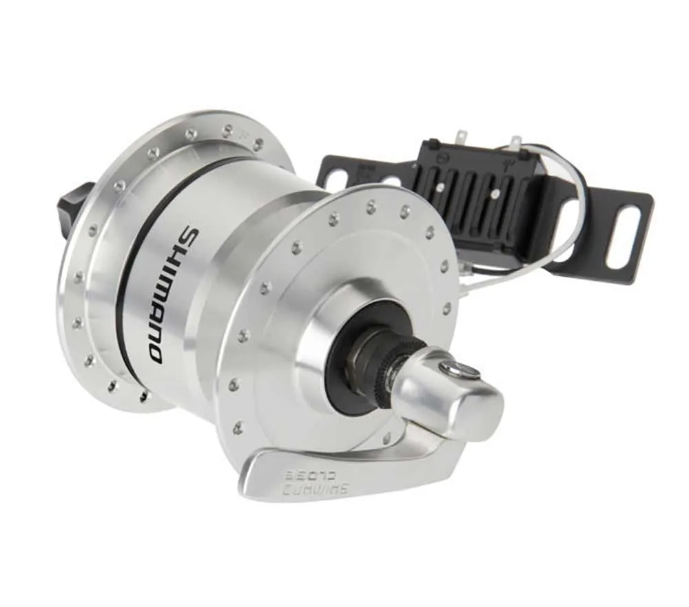 Shimano Nabendynamo DH-3N72 Silber 36 Loch Rim Brake SSP 9x100mm