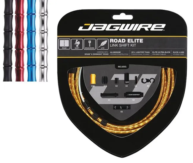 Jagwire Elite LinkShift MTB 1 x Schaltzugset silber -Restbestand