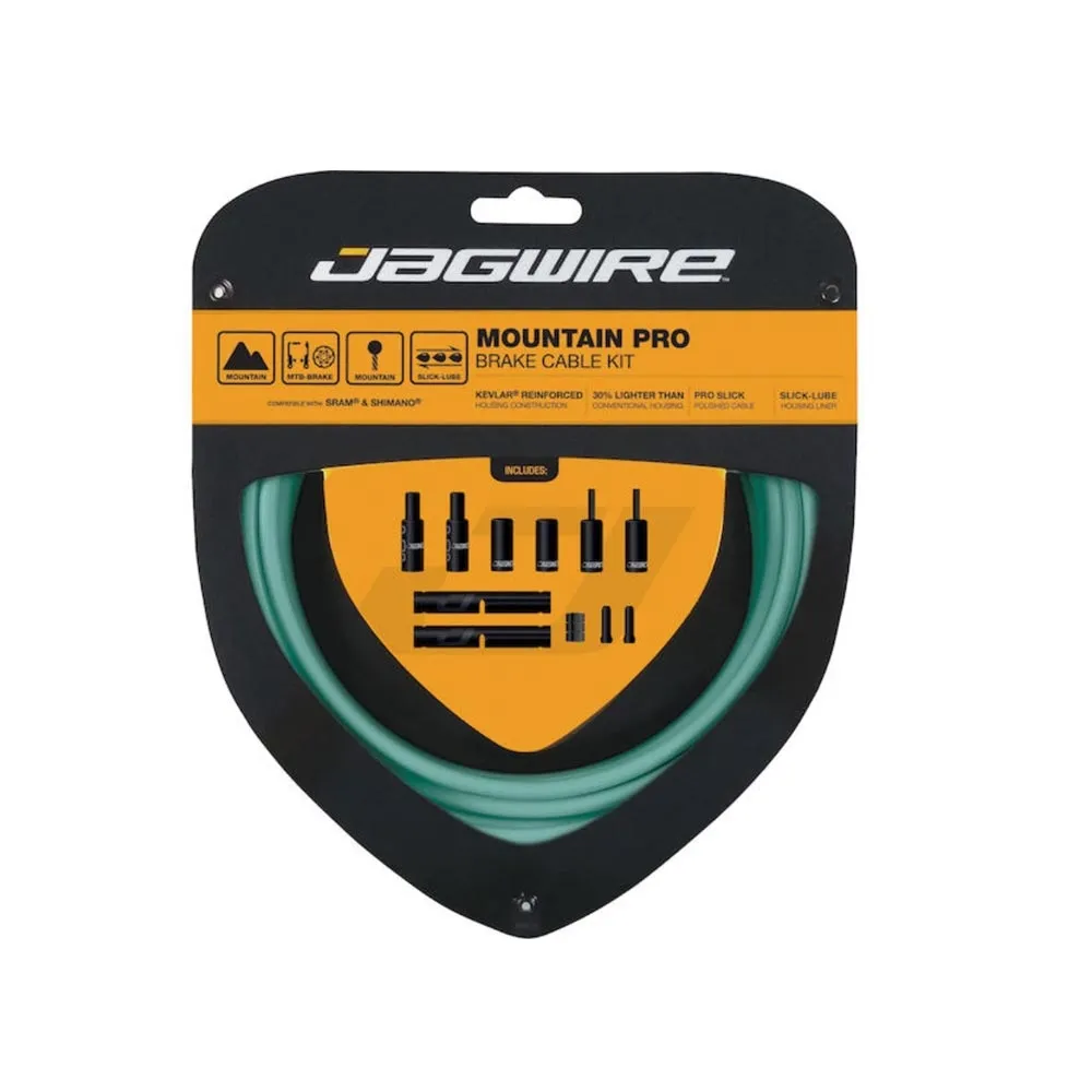 Jagwire Mountain Pro MTB Bremszugset celeste