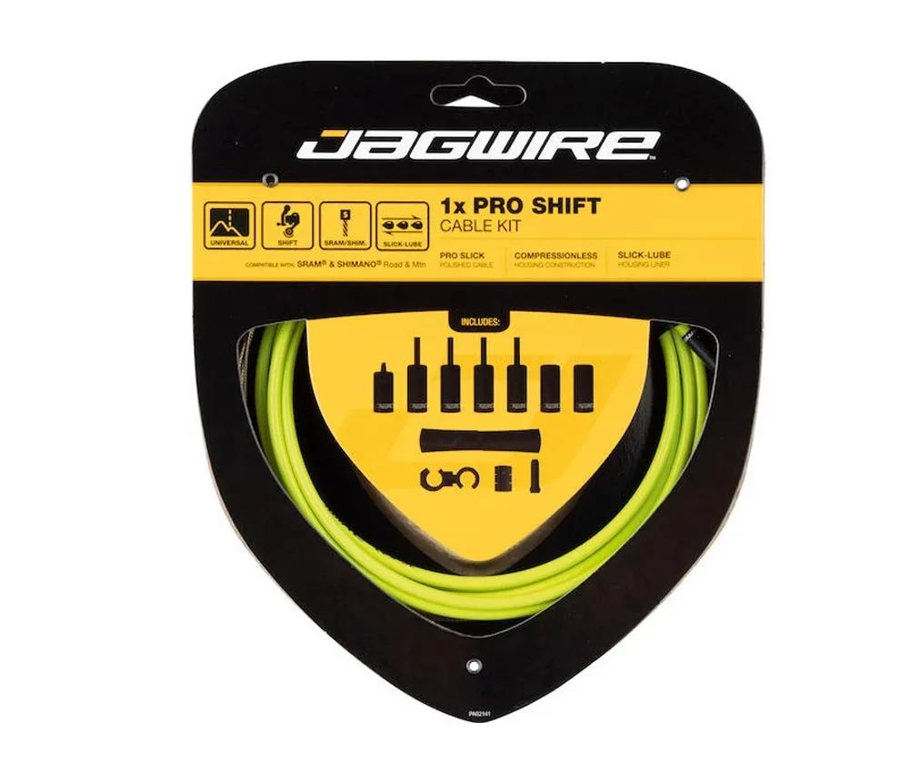 Jagwire Pro Shift 1x Schaltzugset Road/MTB grün