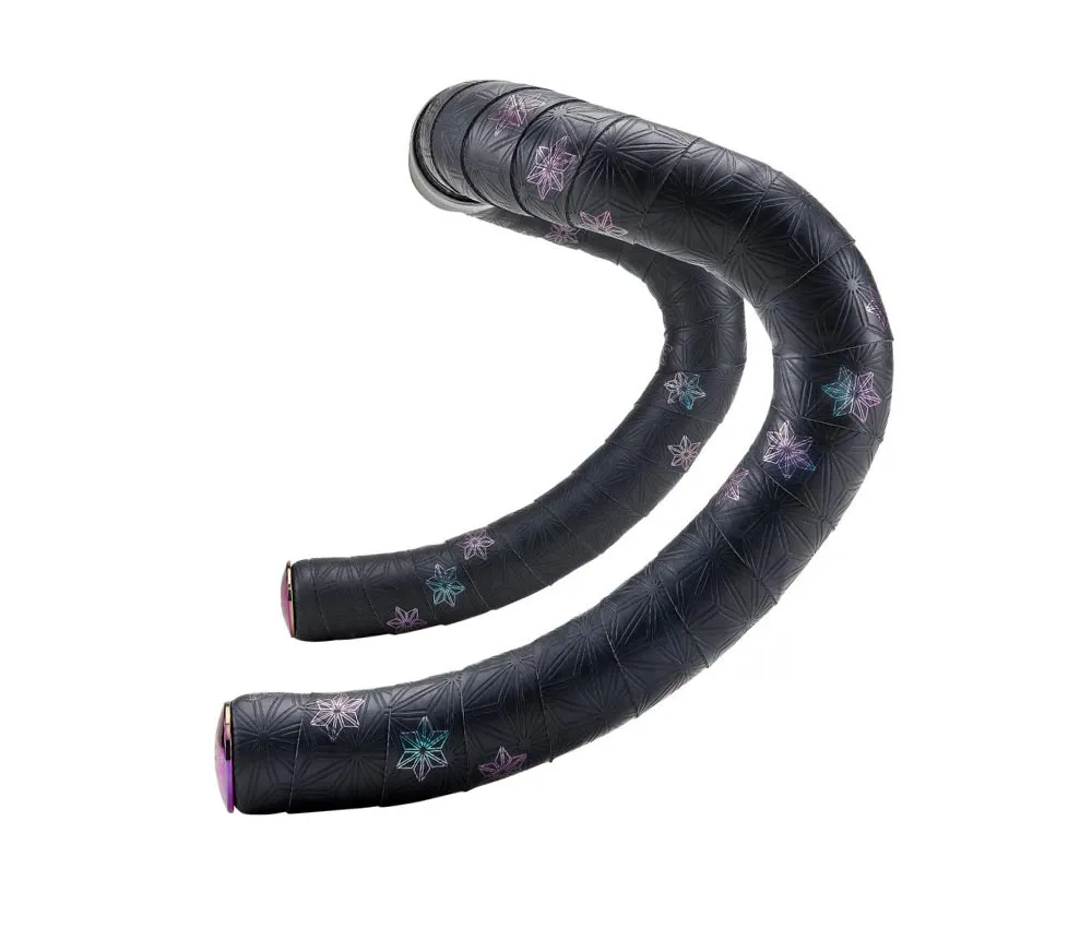 Supacaz Super Sticky Kush Galaxy Lenkerband Oil Slick + Oil Slick Plugz