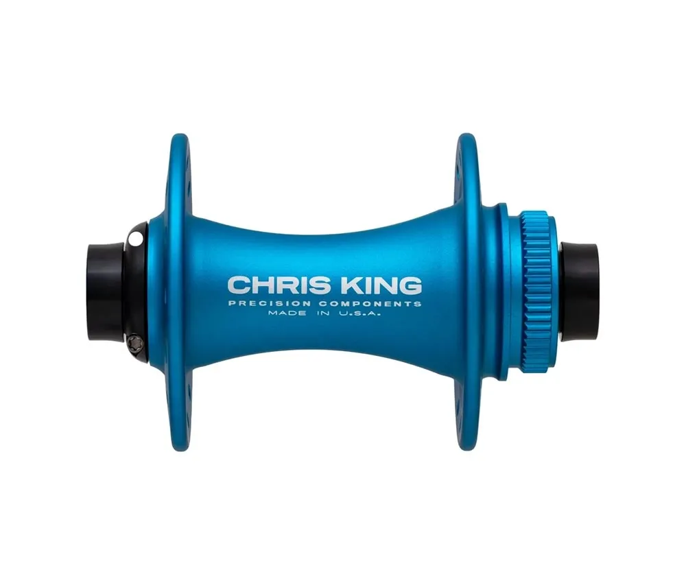 Chris King MTB Vorderradnabe Disc Centerlock Boost 15x110mm matte turquoise | matt-türkis 24 Loch