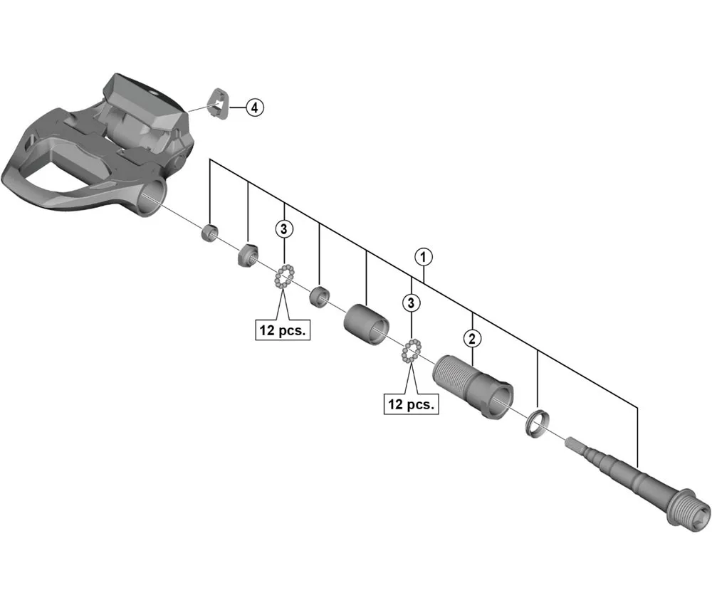 Ersatzteile Shimano Ultegra PD-R8000 Pedal