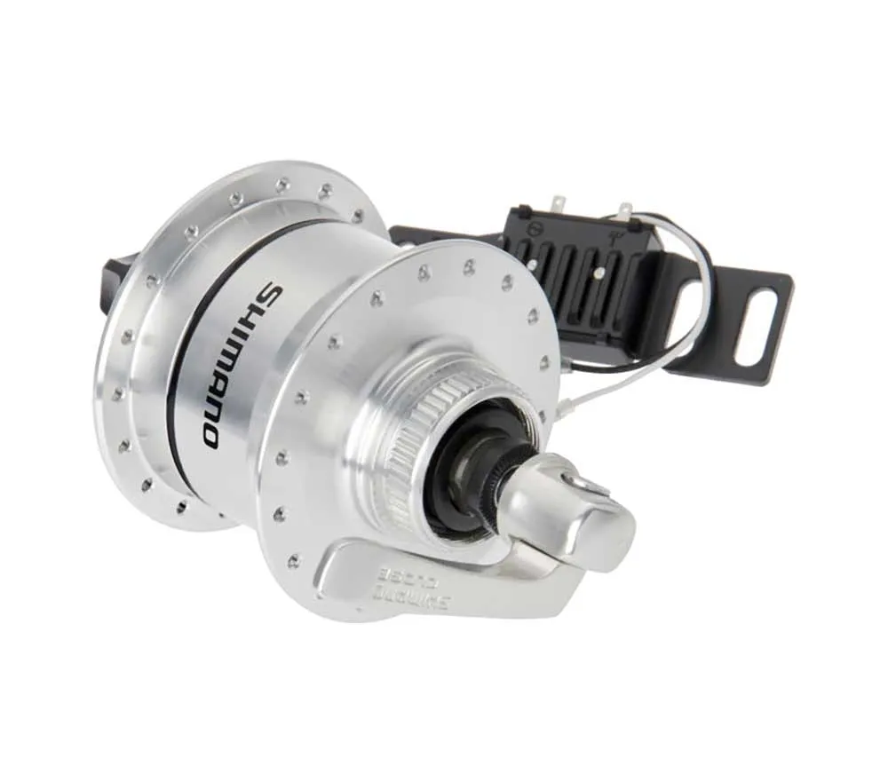 Shimano Nabendynamo DH-3D72 Silber 32 Loch Disc Centerlock SSP 9x100mm