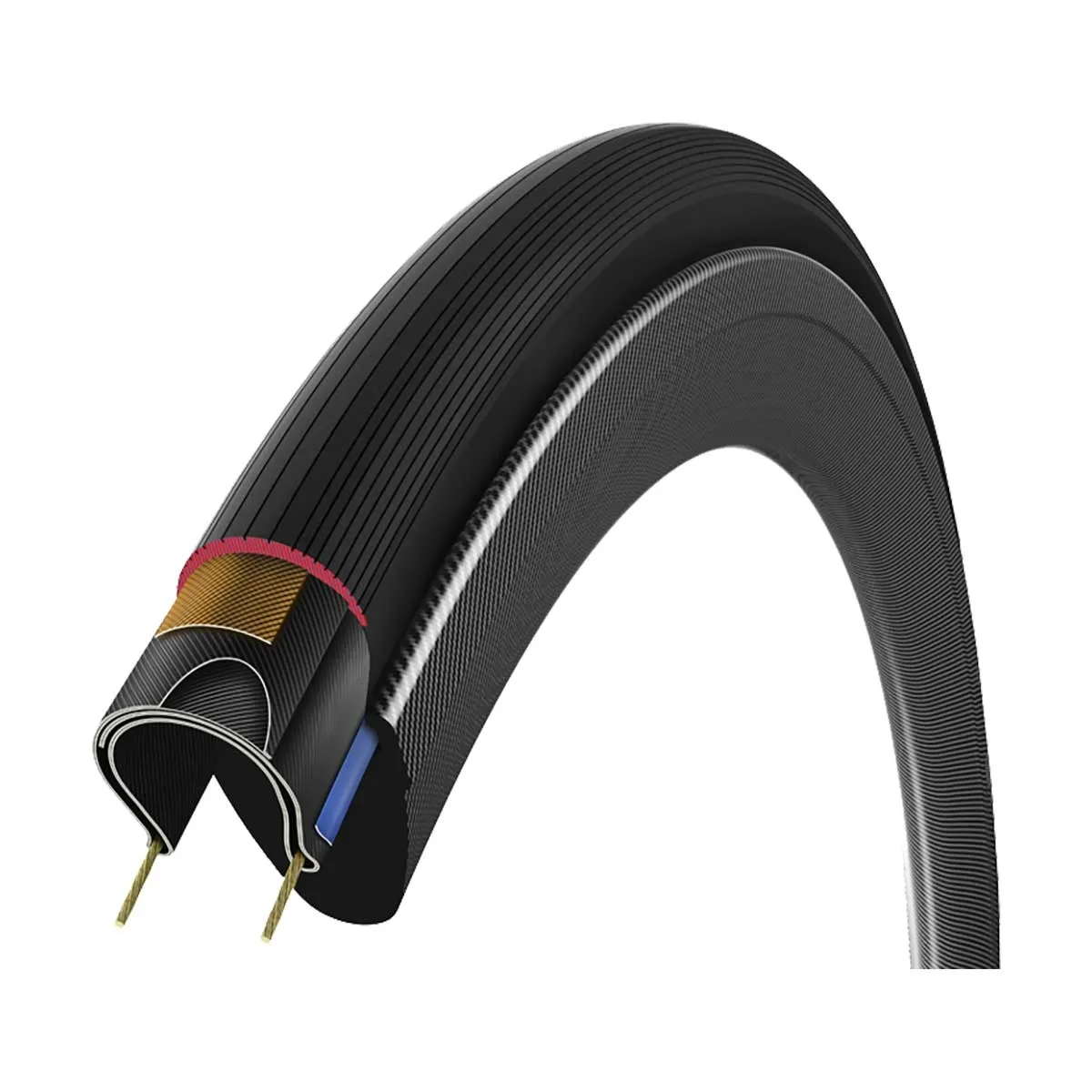 Vittoria Corsa N.EXT Graphene 2.0 Rennradreifen 32x622 Tube Type schwarz