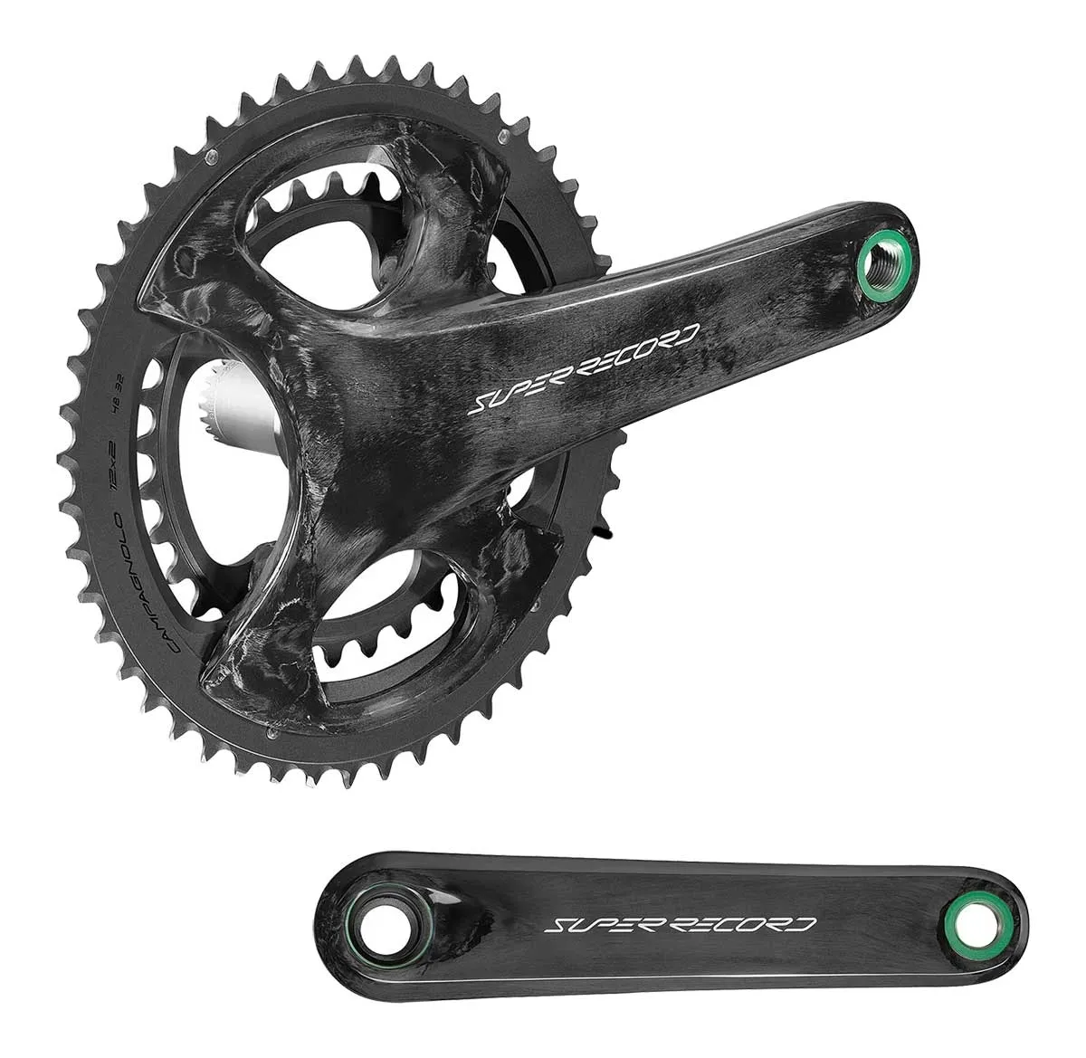 Campagnolo Super Record WRL Kurbel 48/32 Zähne 175 mm