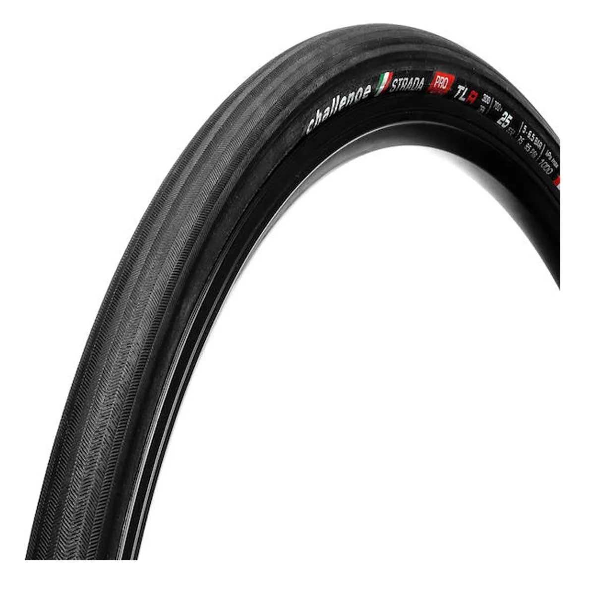 Challenge Strada Pro TLR Reifen 300 TPI handmade tubeless-ready 25x622 schwarz