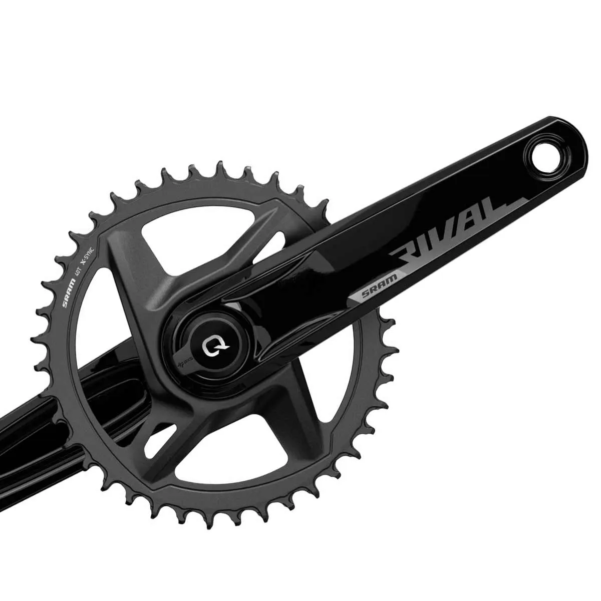 Sram Rival AXS PWR Powermeter DUB Wide Kurbel 1x12 fach Kettenblatt 40 Zähne 172,5 mm