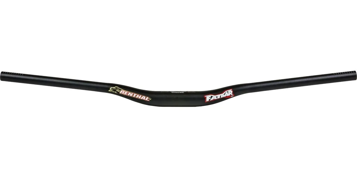 Renthal V2 Fatbar 35 Riser 800 mm Breite x 20 mm Rise schwarz