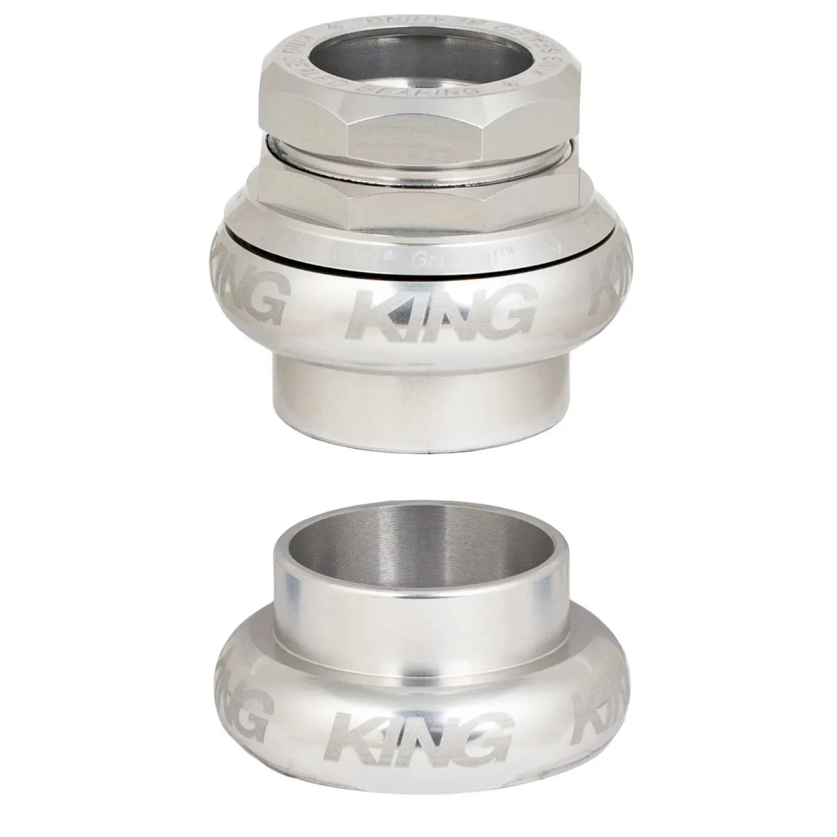 Chris King GripNut Steuersatz Sotto Voce silber| EC34 silver 1 1/8 Zoll Gewinde