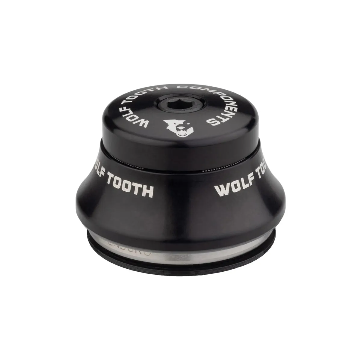 Wolf Tooth Premium Steuersatz Oberteil 1 1/8 Zoll | IS42 / 28,6mm Höhe 15mm schwarz