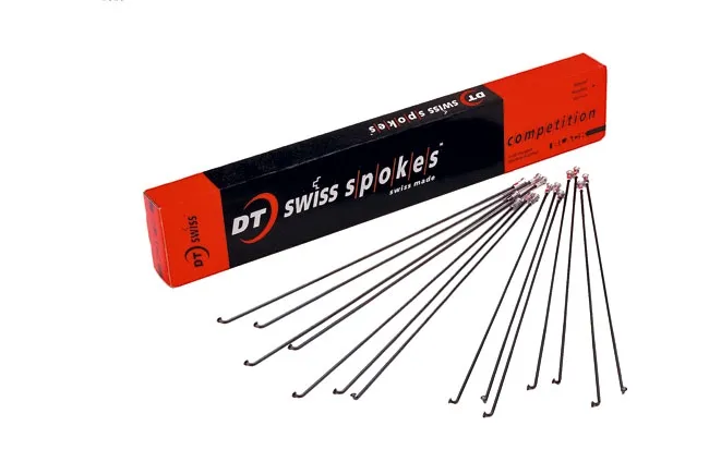 DT Swiss Competition Speichen 2,0 x 1,8 mm in schwarz, Länge 256 mm