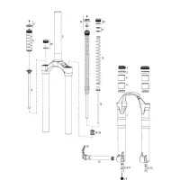 Rock Shox Domain- Lyric Staubdichtungen Kit Modell 2007 - 2014 Nr 3