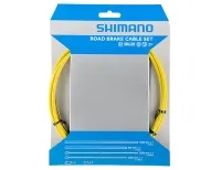 Shimano Rennradzug Bremszug Set SIL-TEC beschichtet gelb