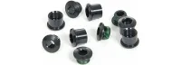 Sram Road Kettenblattschrauben Set Alu schwarz M8,5x7 mm + 9 mm Hülse 5 Stück